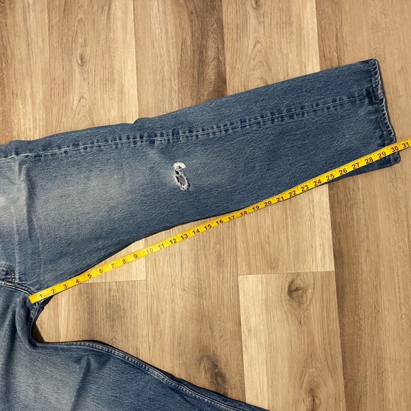Vintage Levis 501 xx button fly jeans USA Men’s 35x30 perfectly distressed - Picture 12 of 16